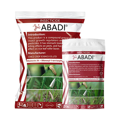 ABADI®Abamektin 3% Dibenzoyl-1-tert-butylhidazin 30% 33% WP Insecticid
